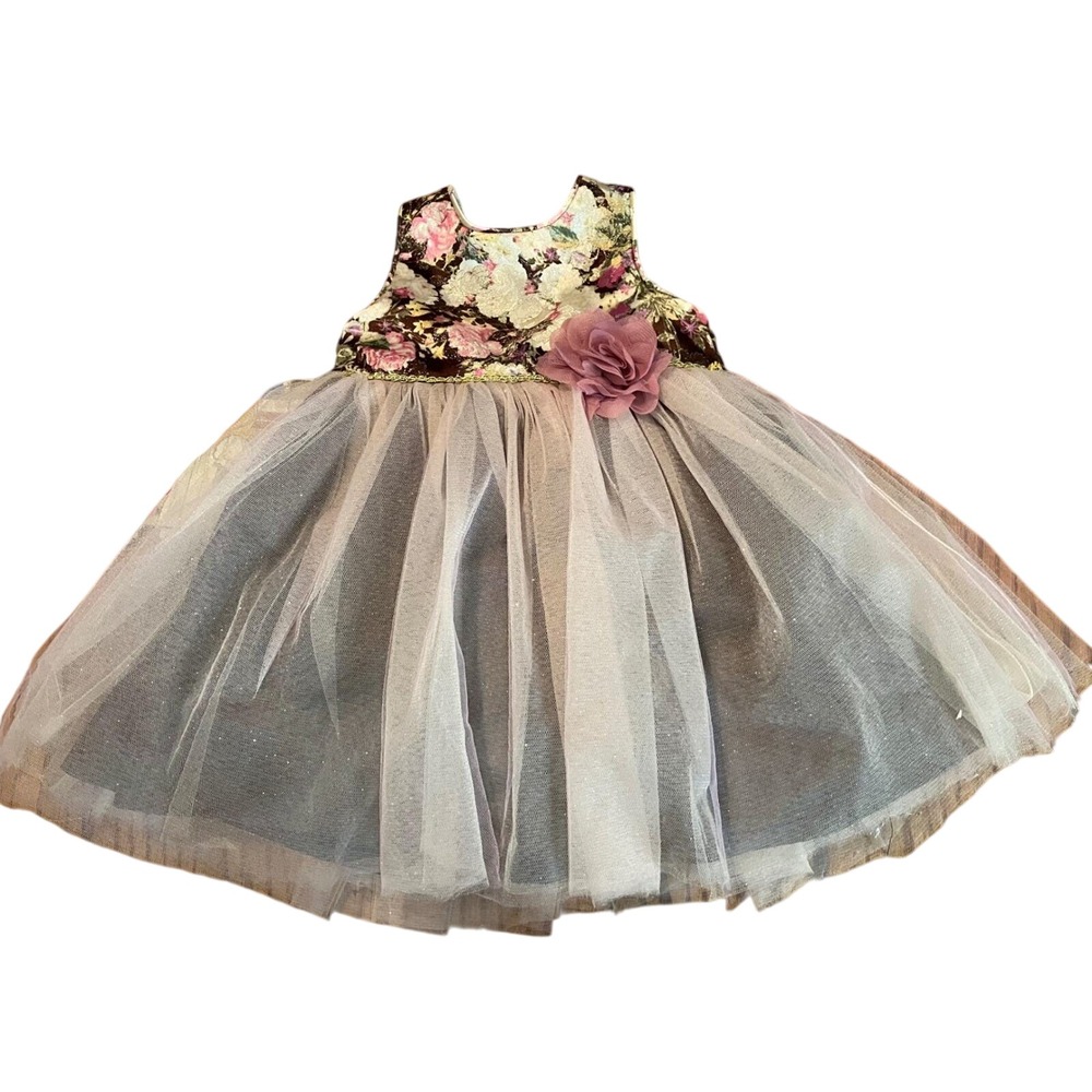 Infant Baby Flower Girl Party Wedding Dress Laura Ashley 12 month